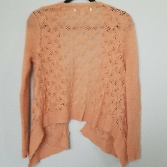 Lauren Conrad Girly Sweet crochet open front cardigan XS - Picture 5 of 7